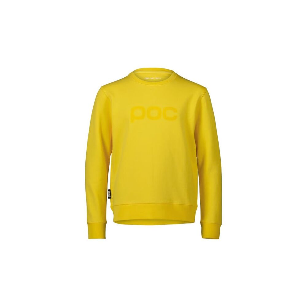 POC CREW NECK SWEATER yellow sweatshirt  junior 8-10 140